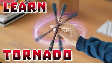 Easy ✅TORNADO 🖋️Pen Spinning Trick ||   Extended Thumb-Around Trick