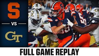 Syracuse vs. Georgia Tech Full Game Replay | 2023 ACC Football screenshot 5