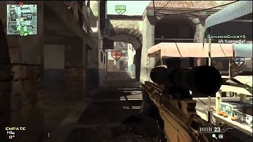 CodRecords : MW3 - Most Kills with 1 Msr Bullet ( Msr 5 in 1  )
