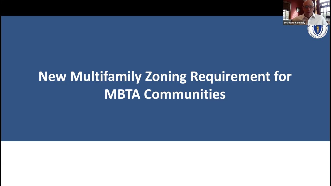 Draft Guidance for Multifamily Zoning Requirements for MBTA