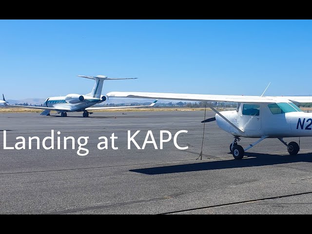 Landing at Napa County Airport | Cessna 152 | KAPC