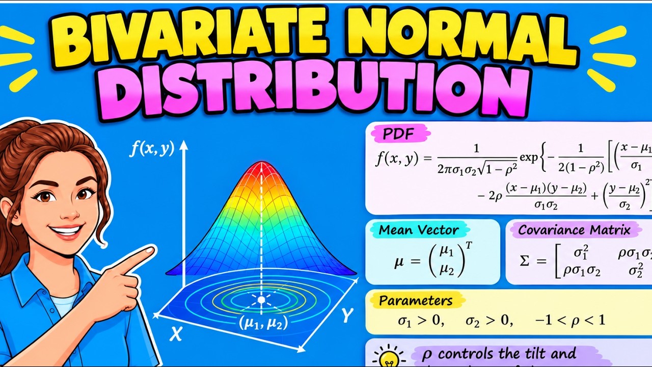 Bivariate normal distribution (21) - YouTube