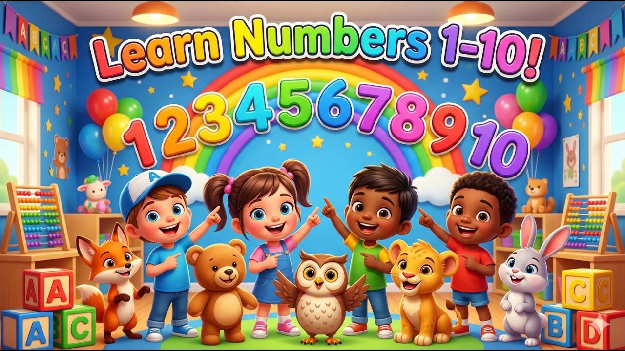 Learn Numbers Fast! | Counting 1-10 for Children - YouTube
