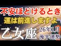 2026年1月後半♍️おとめ座運勢｜不安ほどけるとき 運勢はきっと前に進みますよ【タロット×星座占い乙女座】