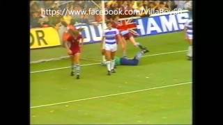 Queens Park Rangers 2 Aston Villa 1 - League Div 1 - 3rd Sept 1983