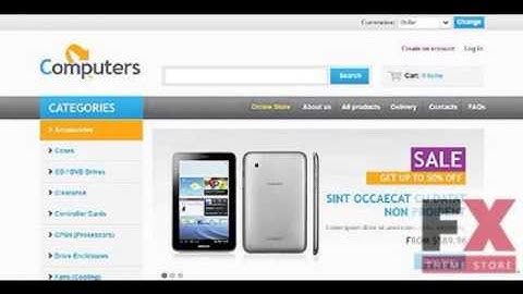 Preview White Computer Store VirtueMart Template by Hermes