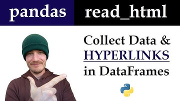 Extract HYPERLINKS into DATAFRAMES from Websites / HTML 🐍 Pandas and read_html | Data Automation