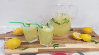 عصير الليمون المنعش بالطريقة الاصلية لرمضان من اكلات مع ثريا/Lemon juice