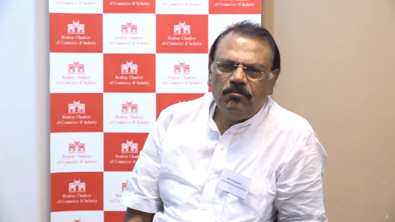 Mr. A P Paulose, MD, Engineering Services International at Infrastructure Innovation Seminar