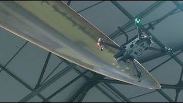 Firefly Inspect -- AI-empowered drone system for inspecting wind turbine blades and airplane wings