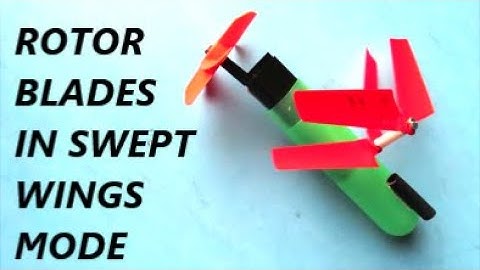 WORLD PATENT NOVELTY Heli/airplane COPTIPLANE transformed VTOL rotor blades in swept wings-VIS VERSA