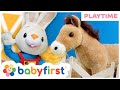 The Horse Song w Harry The Bunny | Animal Songs Compilation | Nursery Rhymes for Babies | BabyFirst