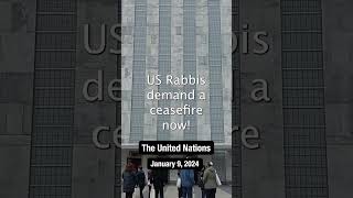 Rabbis Ceasefire at the UN