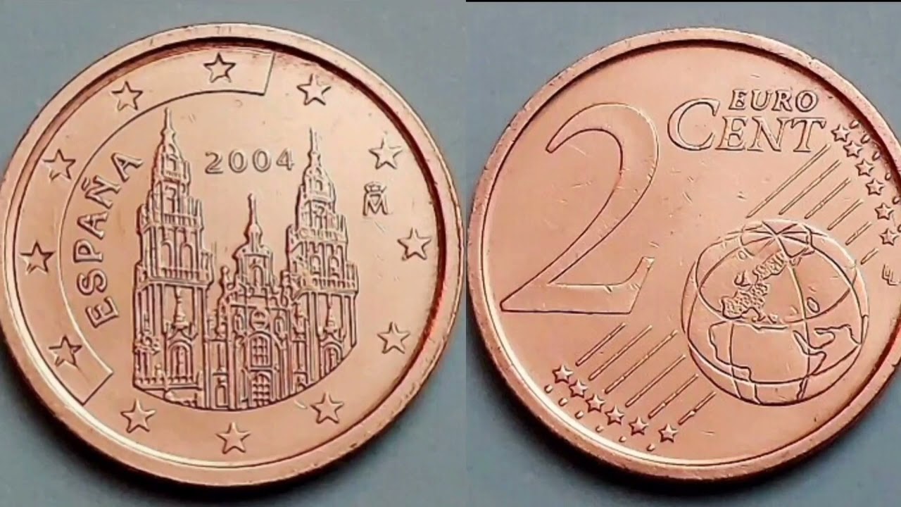 ESPANA 2004 2 EURO CENT Coin VALUE + REVIEW
