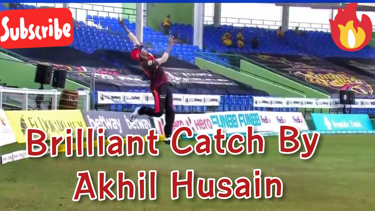 Akhil Husain Superb Catch in CPL 