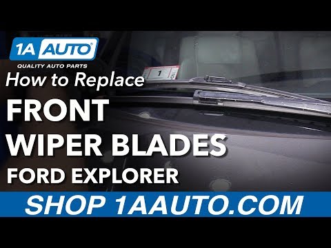 How to Install Front Wiper Blades 11-19 Ford Explorer