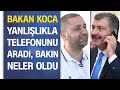 Bakan Koca yanlışlıkla muhtarı aradı, bakın neler oldu