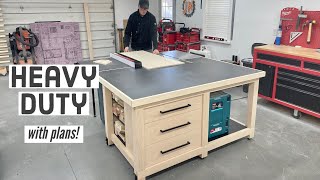 BEEFY Workbench/Outfeed Assembly Table Build by John Builds It 278,331 views 1 year ago 16 minutes