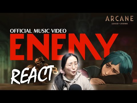 My REACTION to "ENEMY" by IMAGINE DRAGONS & JID | Arcane series League of Legends
