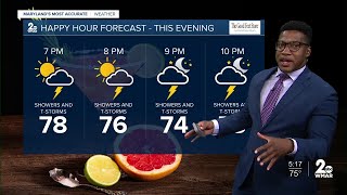 WMAR-2 News Patrick Pete tracks rain, storms in area