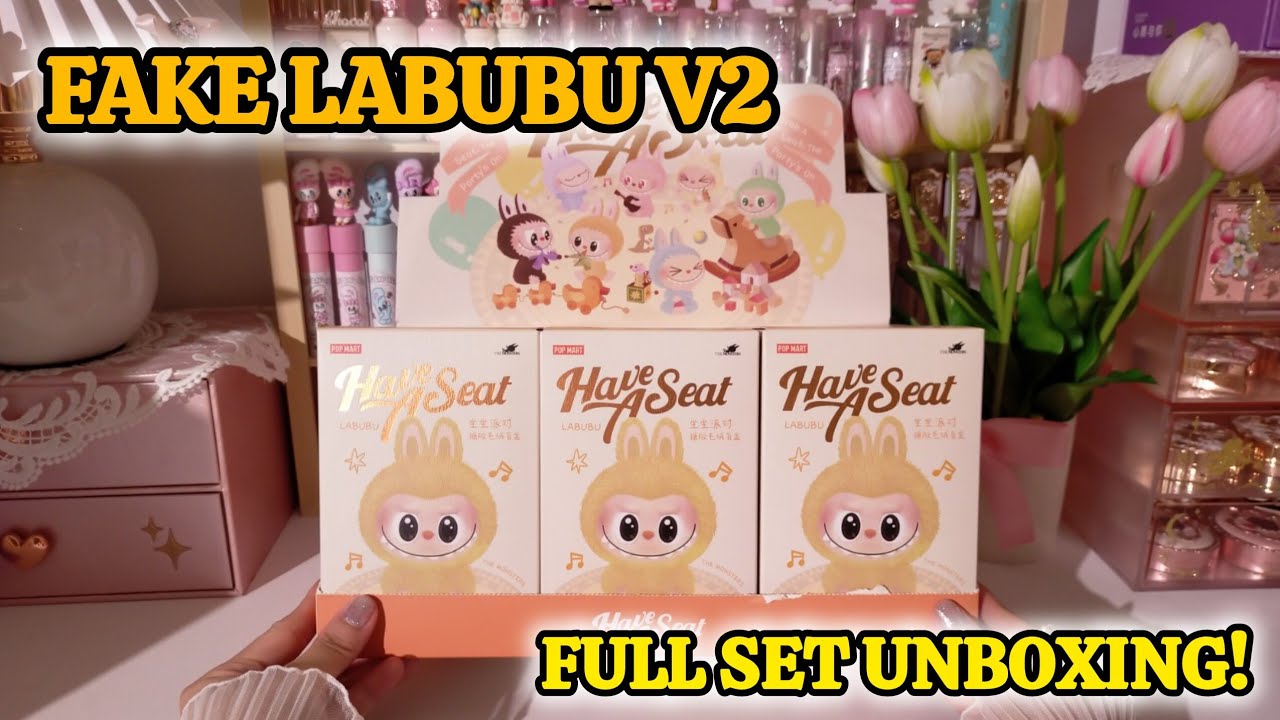 I BOUGHT A FAKE FULL SET! 😡 Labubu V2 Have A Seat Counterfeit Expo | DO NOT GET SCAMMED