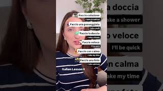 Learn Italian verb fare #italy #english #italiaonline #italianphrases