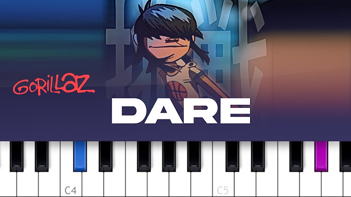 Dare Piano version - Piano performance video thumbnail