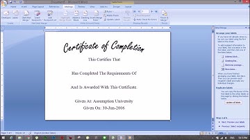 Mail Merge Presentation