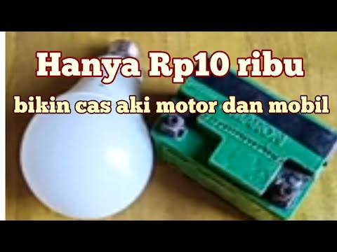 Cara membuat cas aki sederhana | how to make a 12v battery charge. 