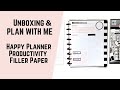 Unboxing & Tutorial | Daily Happy Planner Sheets