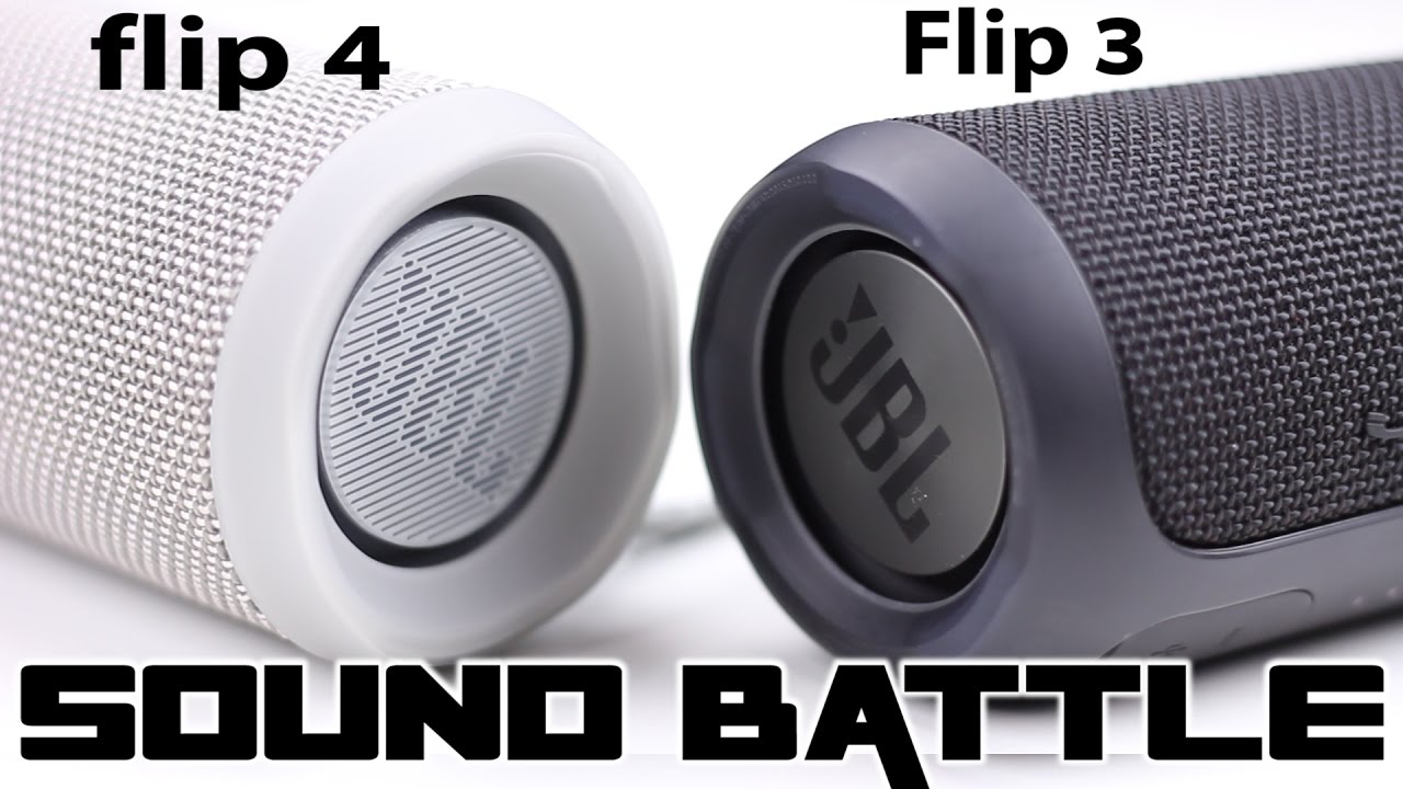 compare jbl flip 3 and flip 4