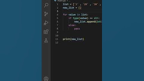Converting string values to integers in lists...
