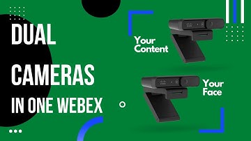 Webex Dual USB Camera Support - Share Video as Content