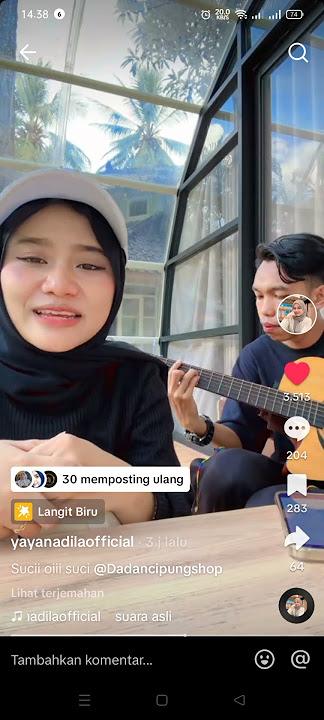 suara Yaya Nadila,suci kamu di mana sih suci dicariin nih
