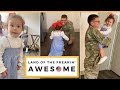 Girl Hears Military Dad's Voice Approaching After 7 Months