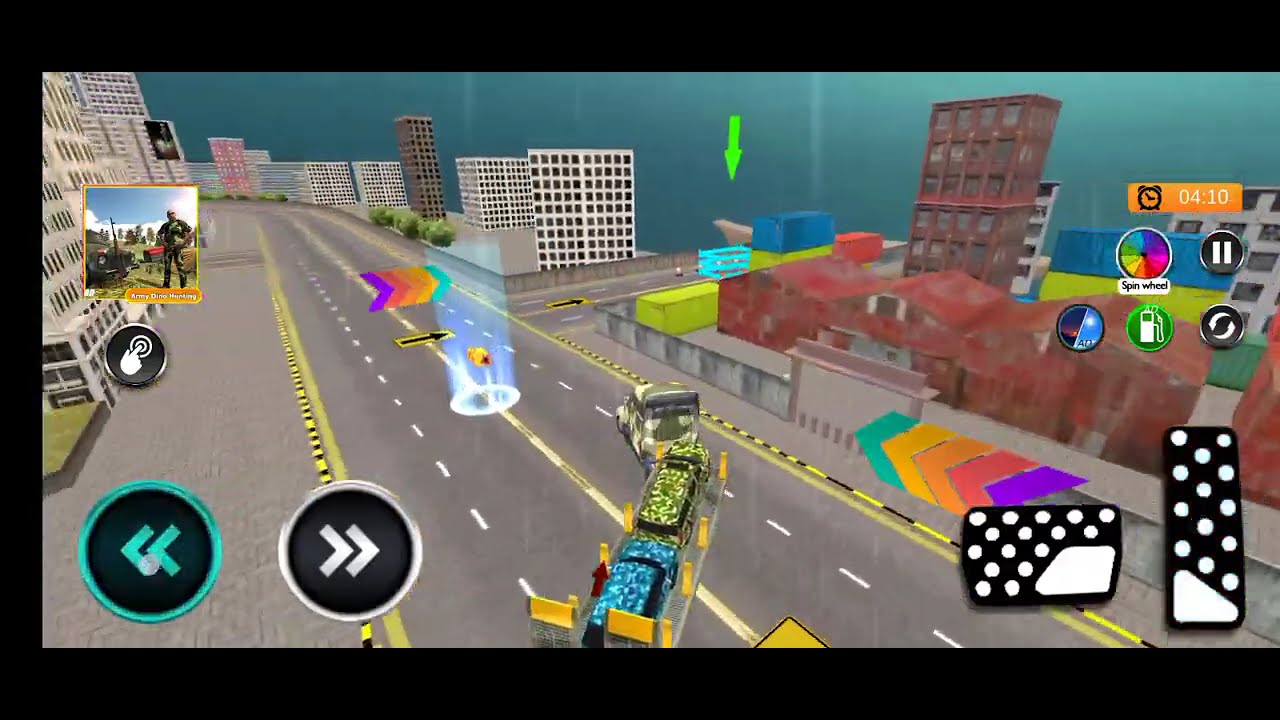 🛑 Drive Army tuck load Army jeep 🚙🚧 