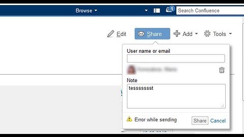 Confluence error sending mail