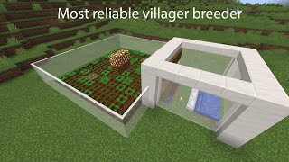 Minecraft AFK villager breeder - The most reliable design