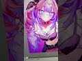 綺々羅々ヴィヴィちゃんを描いてみた【Illustration making 】#shorts