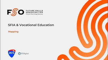 SFIA Mapping Pathways in VET Education