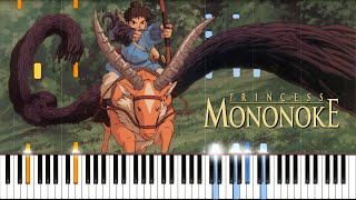 Video thumbnail of "The Legend of Ashitaka - Princess Mononoke Piano Cover | Sheet Music"
