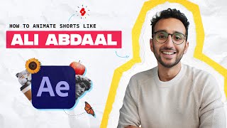 How to Animate Shorts Like Ali Abdaal (After Effects Tutorial)
