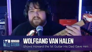 Wolfgang Van Halen Shows the First Guitar His Dad Gave Him