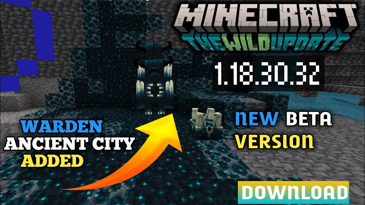 Minecraft Pe 1.18.30.32 New Beta Version Releasd | Ancient city & Warden
