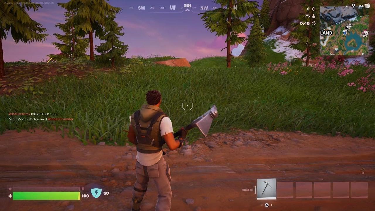 Cold Day 🥶🧣🏂On Fortnite Z Build!