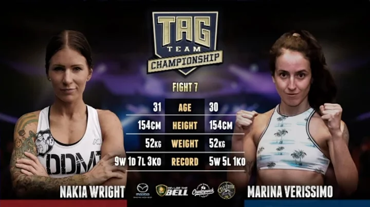 Nakia Wright Vs Marina Verissimo - Rogue Muay Thai