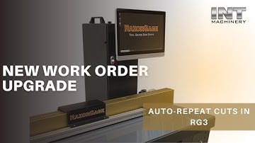 RAZORGAGE "RG3" Work Order Screen with New Quantity Feature