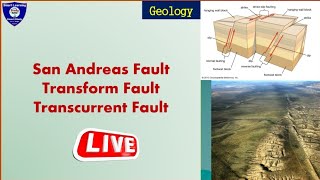San Andreas Fault. Geology. CGE Pre 2022. GATE, JAM 2022. Transform Fault, Transcurrent Fault.