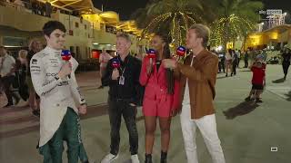 Lance Stroll - Post Race Interviews - F1 Bahrain GP 2023