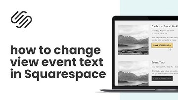 How to Change "View Event" Button Text on a Squarespace Event List Page